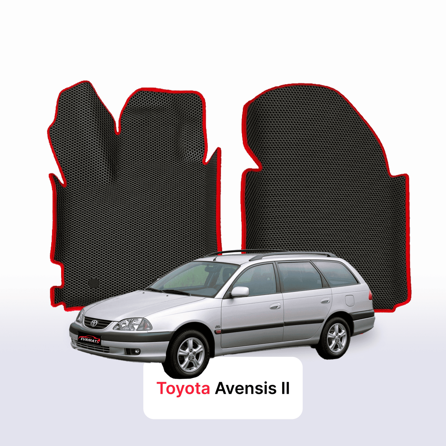 Car mats EVAMATS for Toyota Avensis 2 gen 2003-2009 year STATION WAGON