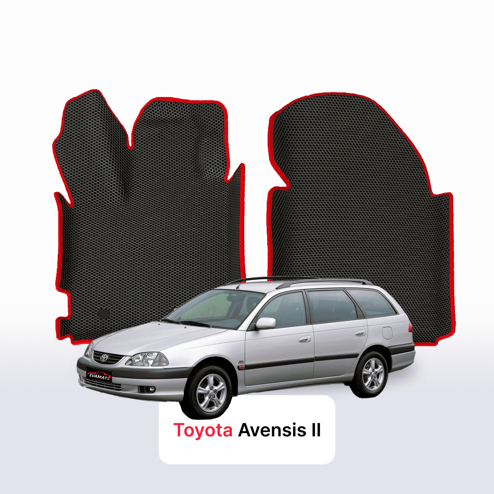 Car mats EVAMATS for Toyota Avensis 2 gen 2003-2009 year STATION WAGON