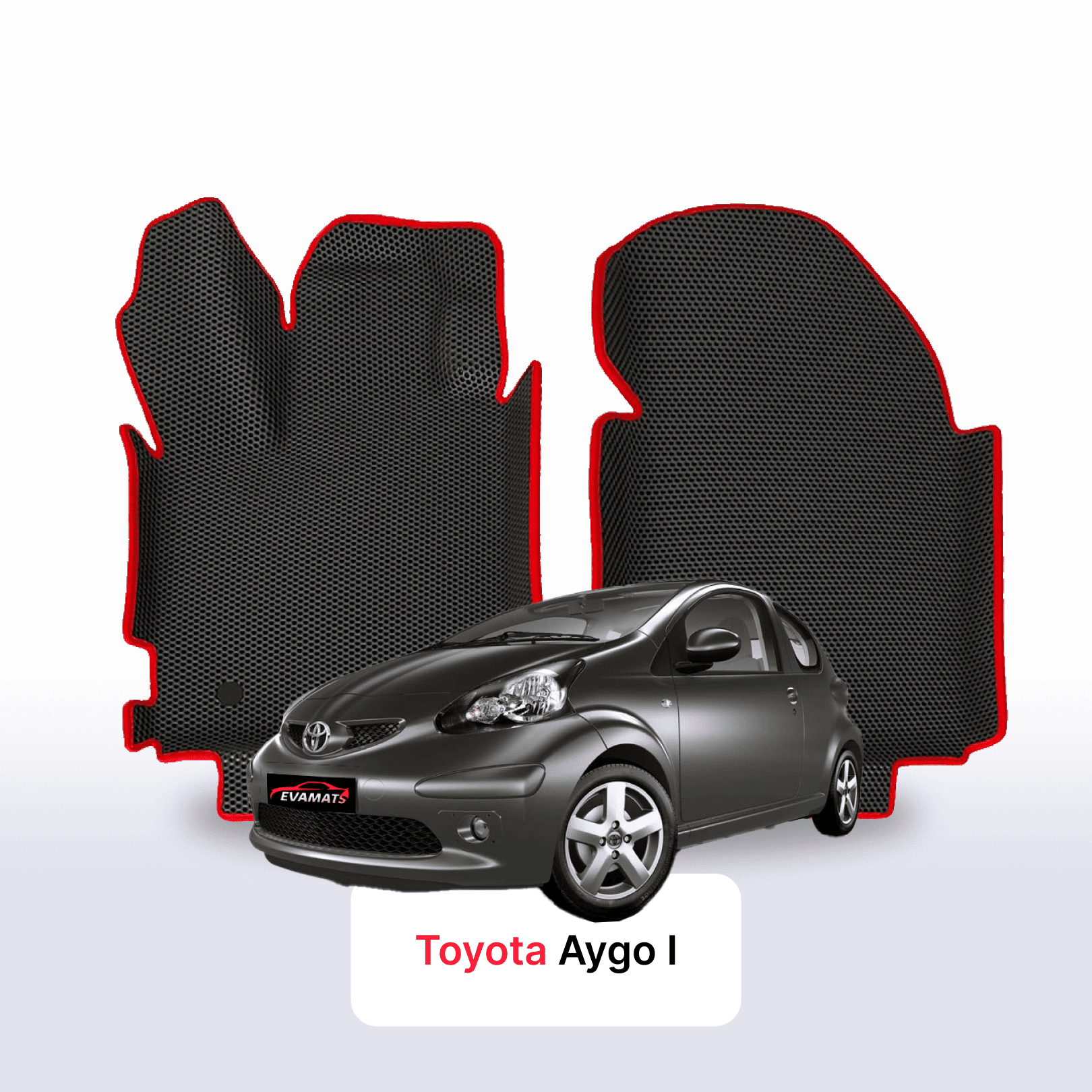 Car mats EVA for Toyota Aygo 1 gen 2005-2014 year HATCHBACK 3 door
