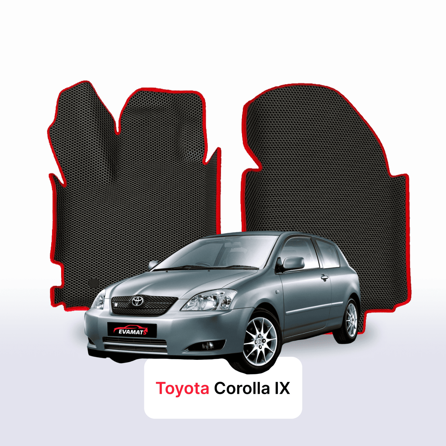 Car mats EVAMATS for Toyota Corolla 9 gen 2000-2007 year HATCHBACK 3 door