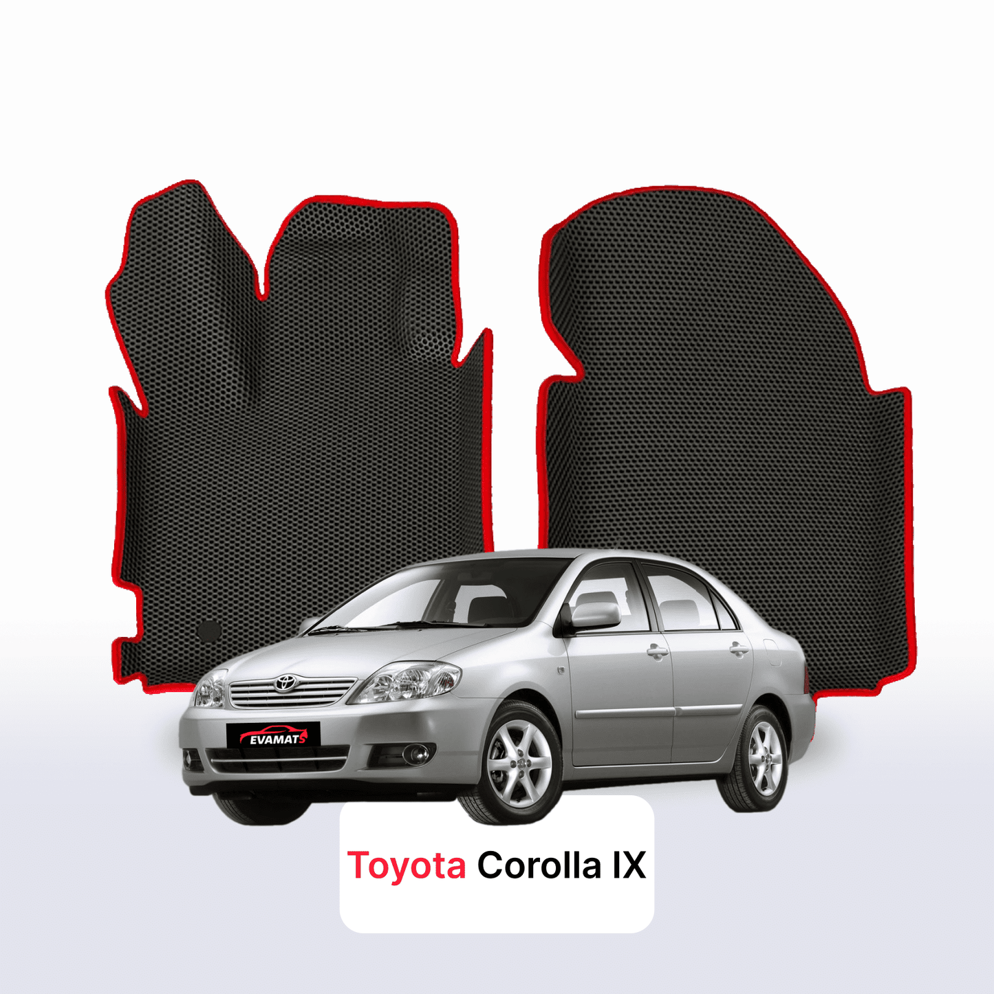 Car mats EVAMATS for Toyota Corolla 9 2000-2007 year SEDAN