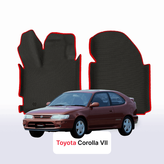 Car mats EVAMATS for Toyota Corolla 7 gen 1992-1997 year HATCHBACK 3 door