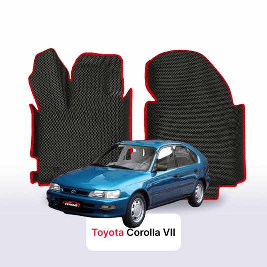 Car mats EVAMATS for Toyota Corolla 7 gen 1991-2000 year HATCHBACK 5 door