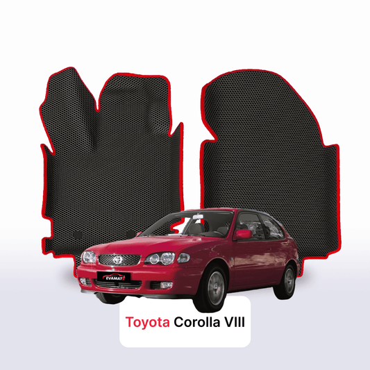 Car mats EVAMATS for Toyota Corolla 8 gen 1997-2002 year HATCHBACK 3 door