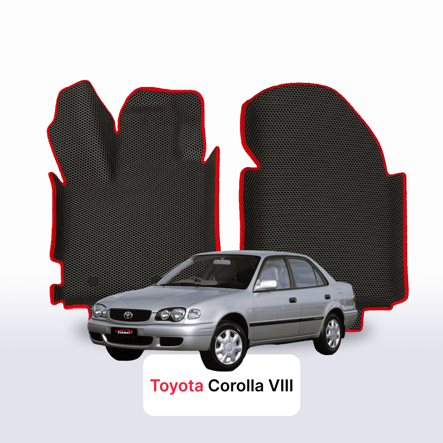 Car mats EVAMATS for Toyota Corolla 8 gen 1995-2002 year SEDAN