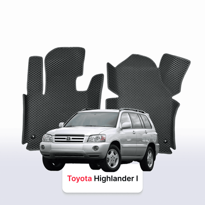 Car mats EVAMATS for Toyota Highlander 1 gen 2001-2007 year SUV 7 seater