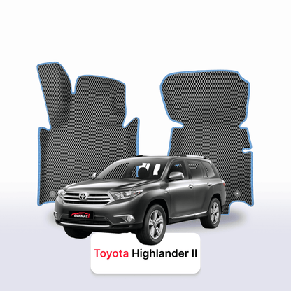 Car mats EVA for Toyota Highlander 2 gen 2007-2013 year SUV 5 doorowy