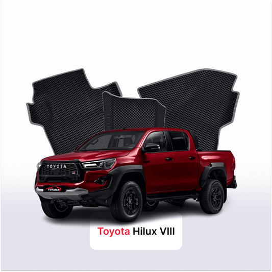 Car mats EVAMATS for Toyota Hilux GR Sport 8 gen 2015-2026 year PICK-UP double cabin