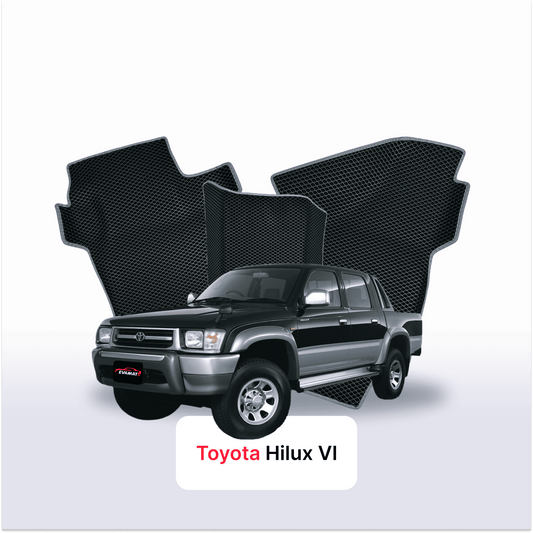 Car mats EVAMATS for Toyota Hilux 6 gen 1997-2005 year PICK-UP double cabin