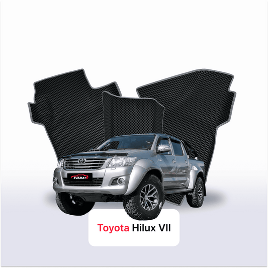 Car mats EVAMATS for Toyota Hilux 7 gen 2004-2015 year PICK-UP double cabin