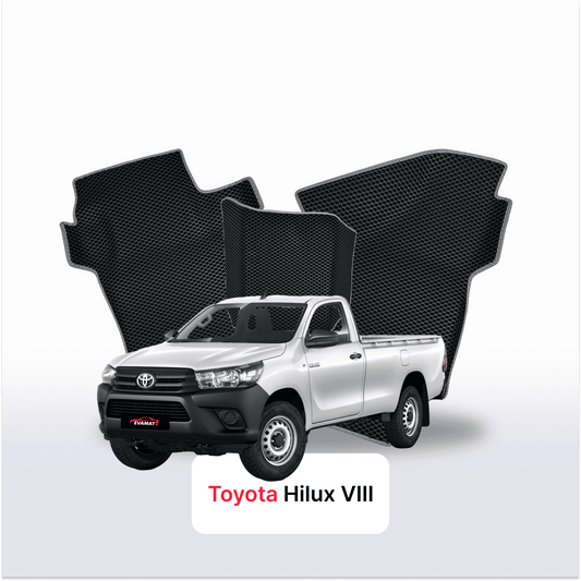 Car mats EVAMATS for Toyota Hilux 8 gen 2015-2026 year PICK-UP single cabin