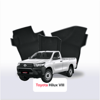 Car mats EVAMATS for Toyota Hilux 8 gen 2015-2025 year PICK-UP single cabin
