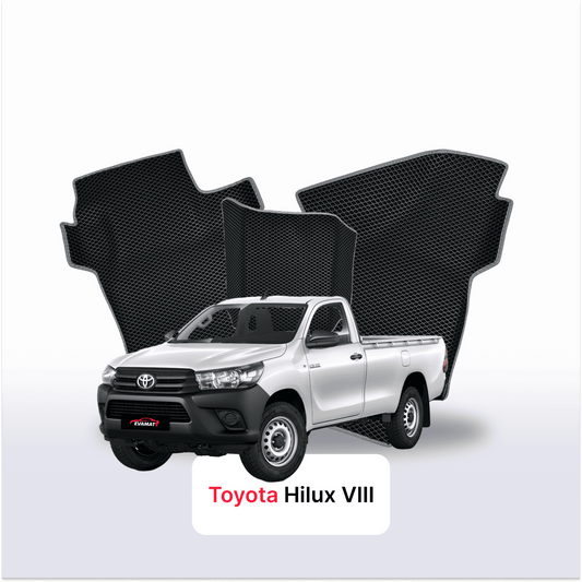 Car mats EVAMATS for Toyota Hilux 8 gen 2015-2025 year PICK-UP single cabin