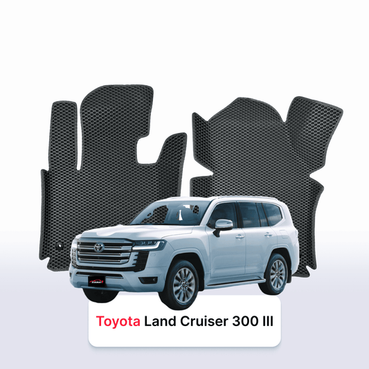 Car mats EVAMATS for Toyota Land Cruiser 300 3 gen 2021-2028 year SUV 5 door
