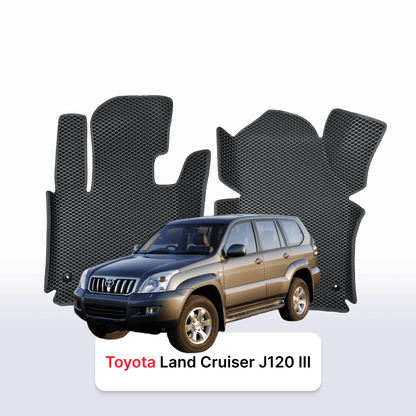 Car mats EVAMATS for Toyota Land Cruiser 200 2 gen 2007-2021 year SUV 5 door