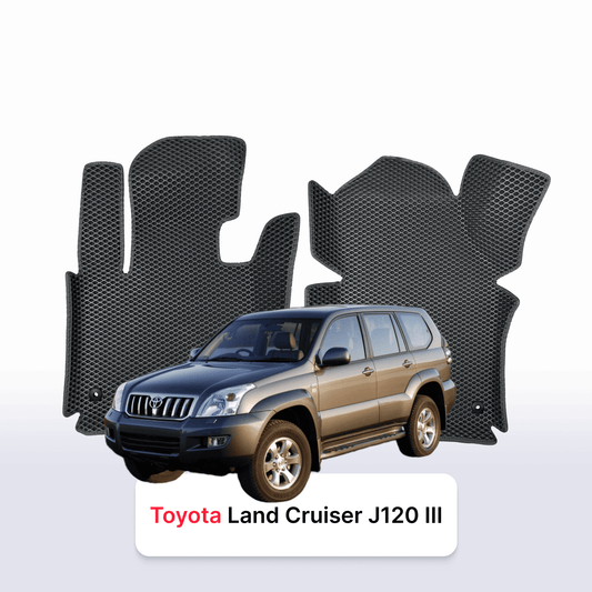 Car mats EVAMATS for Toyota Land Cruiser Prado J120 3 gen 2002-2009 year SUV 5 door