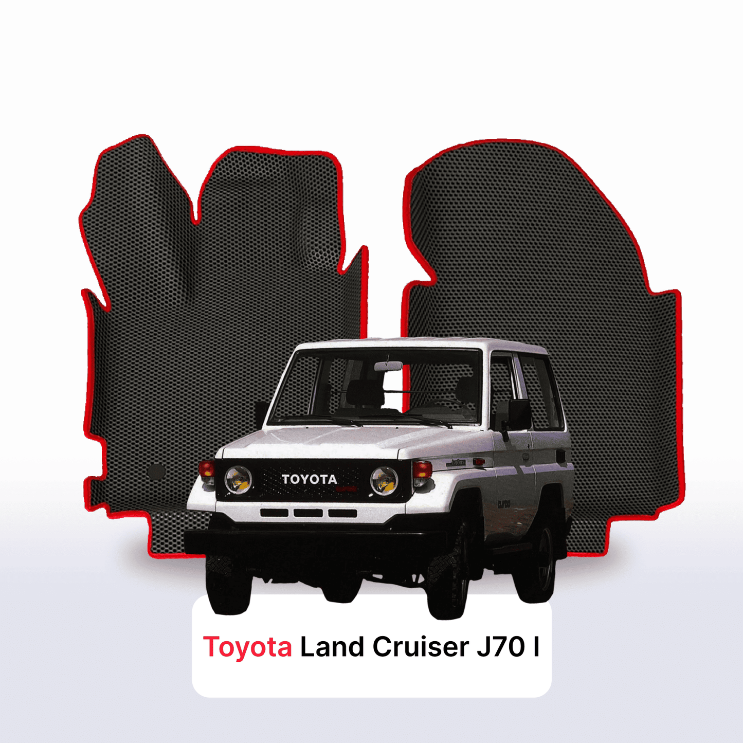 Car mats EVAMATS for Toyota Land Cruiser J70 1984-2007 year SUV 3 door
