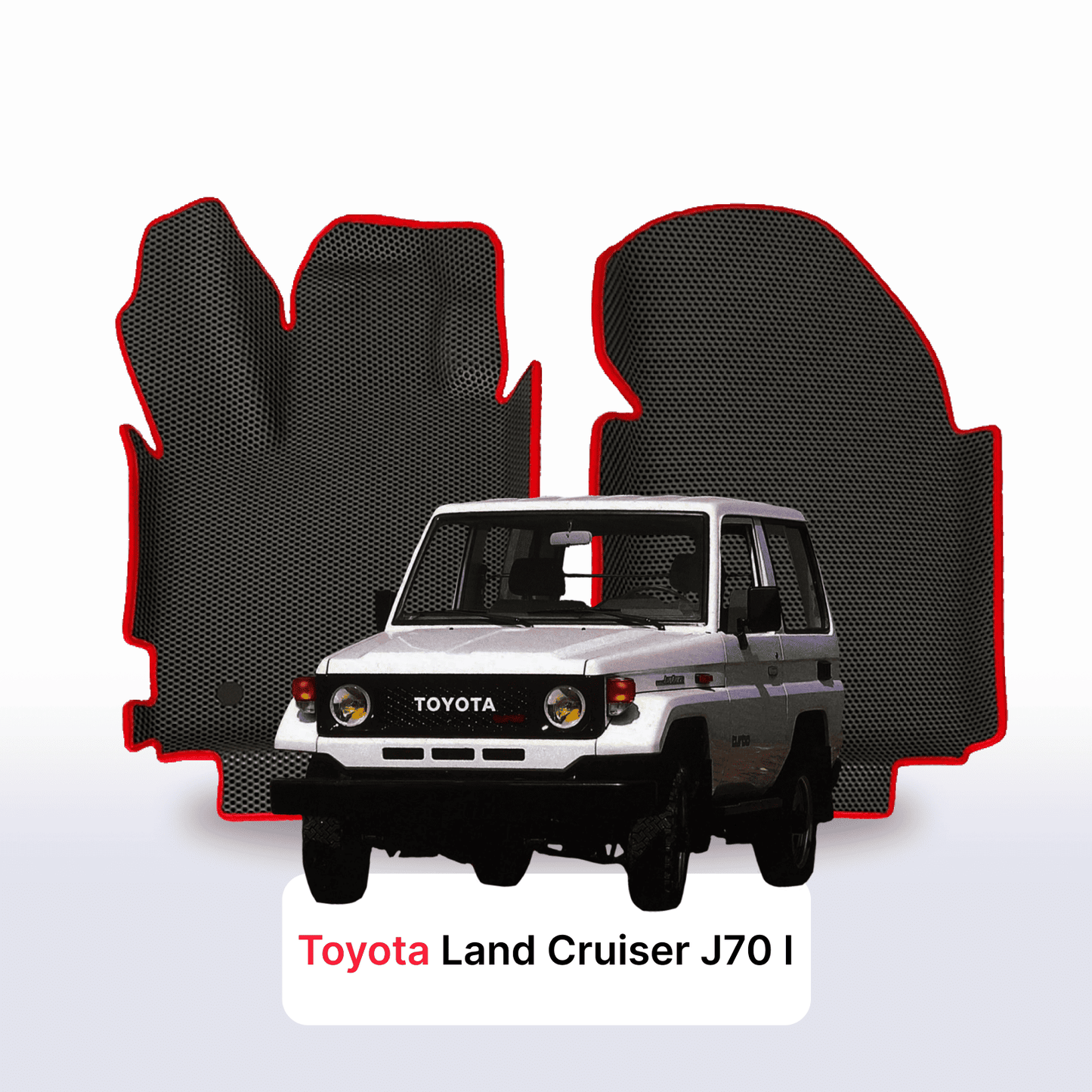 Car mats EVA for Toyota Land Cruiser J70 1984-2007 year SUV 3 door