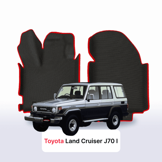 Car mats EVAMATS for Toyota Land Cruiser J70 1984-2007 year SUV 5 door