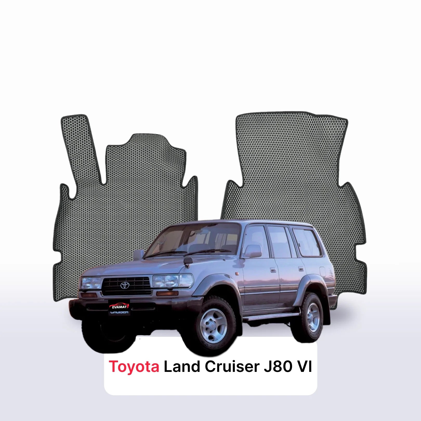 Car mats EVA for Toyota Land Cruiser J80 1992-2007 year SUV 5 door
