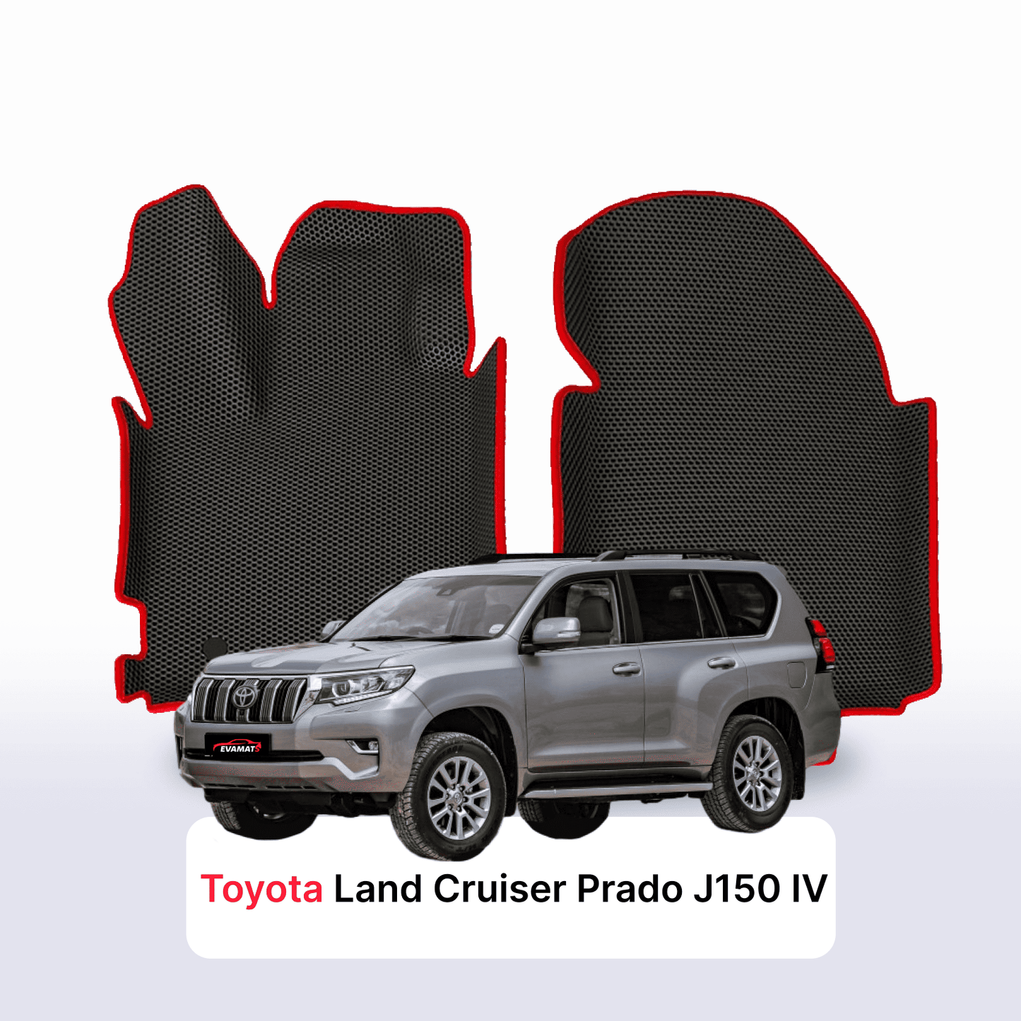 Car mats EVAMATS for Toyota Land Cruiser Prado 4 gen 2009-2025 year SUV 5 door