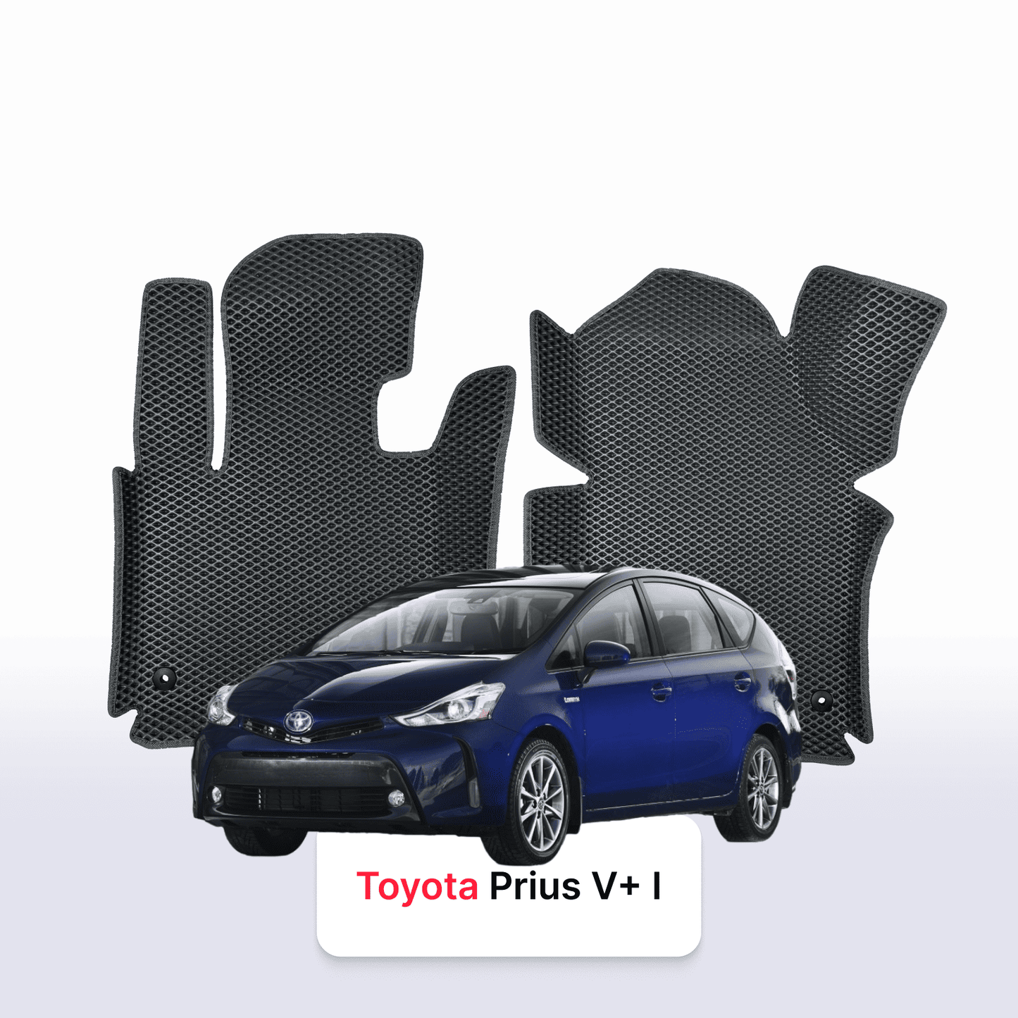 Car mats EVAMATS for Toyota Prius v+ 2 gen 2014-2023 year MINIVAN