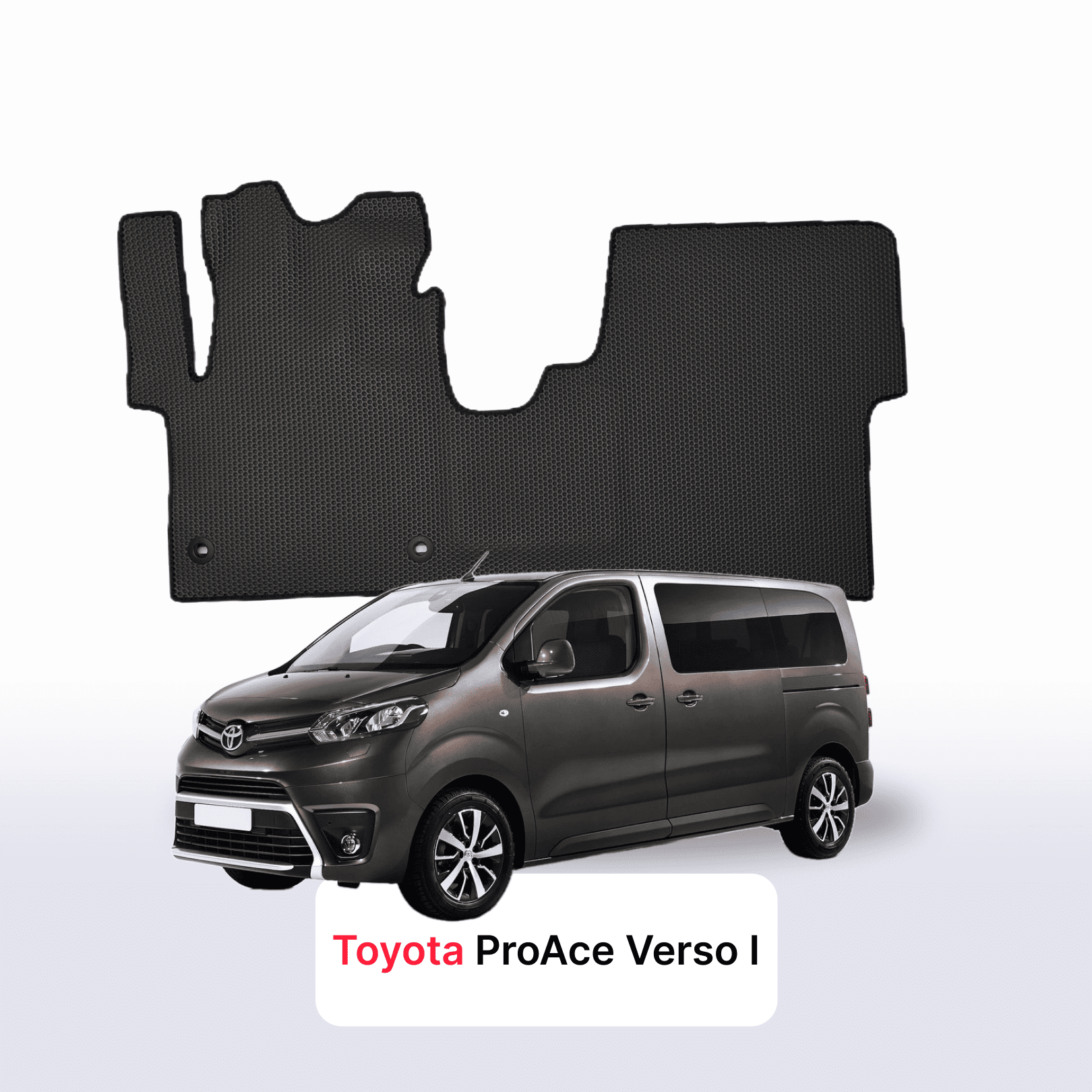 Car mats EVA for Toyota ProAce Verso 2016-2028 year MINIVAN 9 seater
