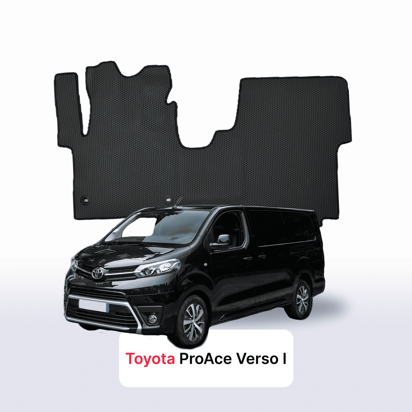 Car mats EVA for Toyota ProAce Verso 2016-2028 year MINIVAN LONG VIP 7 seater