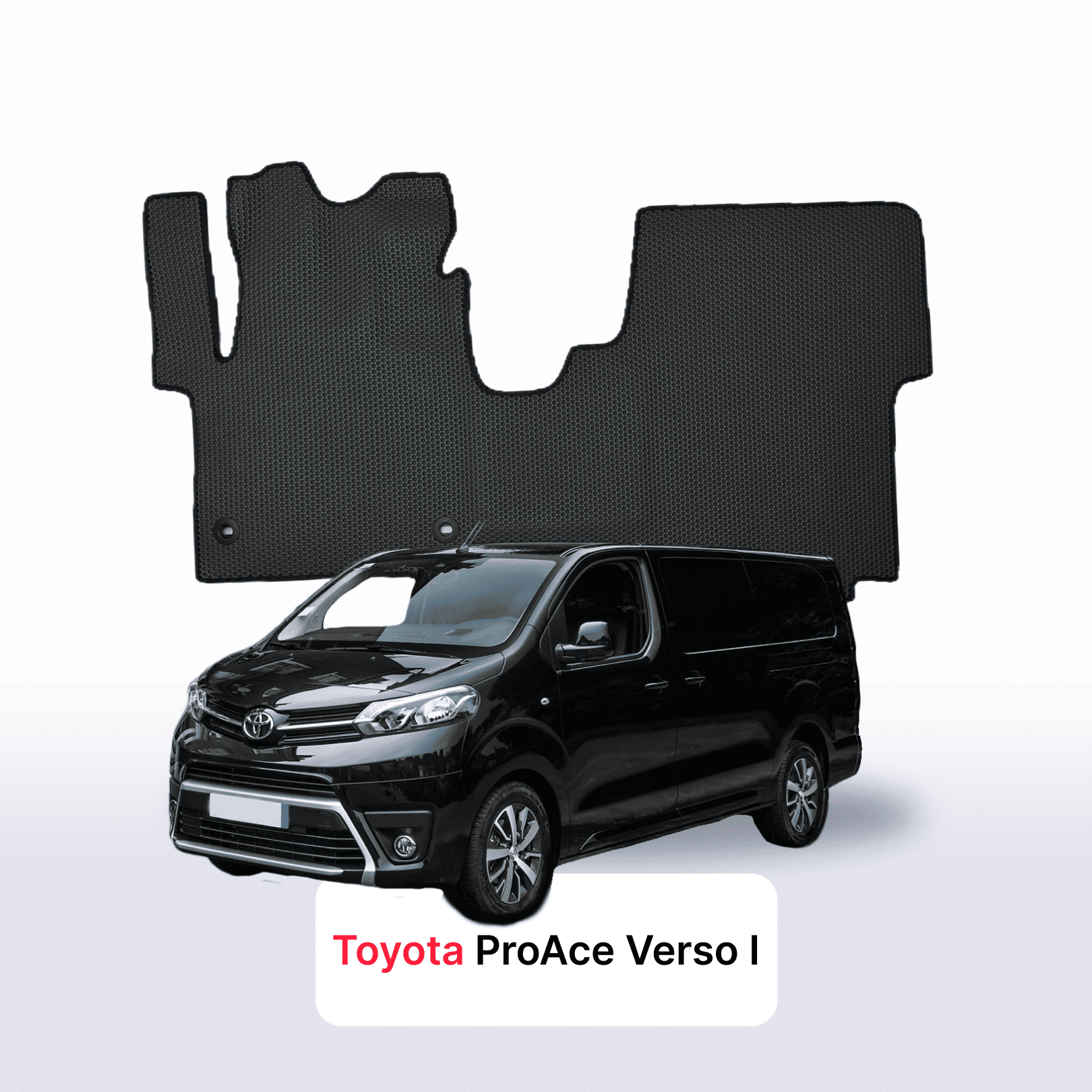 Car mats EVA for Toyota ProAce Verso 2016-2028 year MINIVAN LONG VIP 7 seater