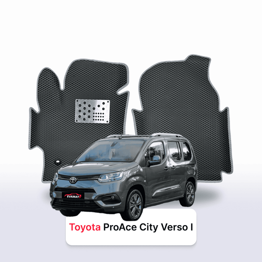 Car mats EVAMATS for Toyota ProAce City Verso 2019-2025 year MINIVAN