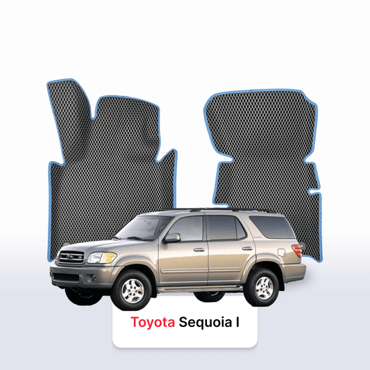 Car mats EVAMATS for Toyota Sequoia 1 gen 2000-2007 year SUV 7 seater
