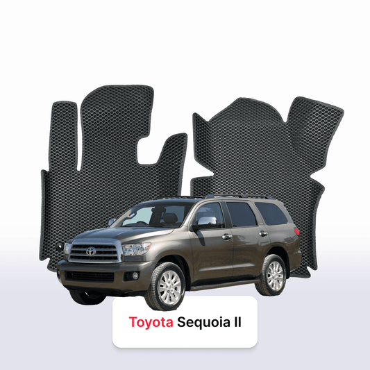 Car mats EVAMATS for Toyota Sequoia (XK60) 2 gen 2008-2022 year SUV