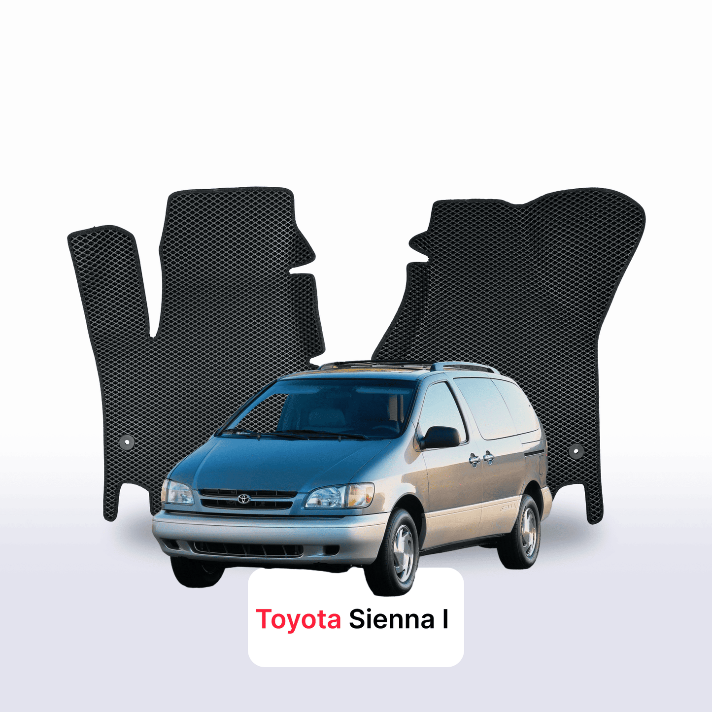 Car mats EVAMATS for Toyota Sienna 1 1997-2003 year MINIVAN