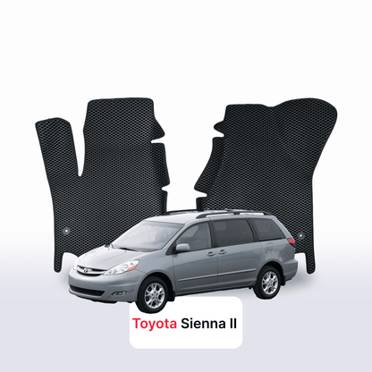 Car mats EVA for Toyota Sienna 2 gen 2003-2010 year MINIVAN