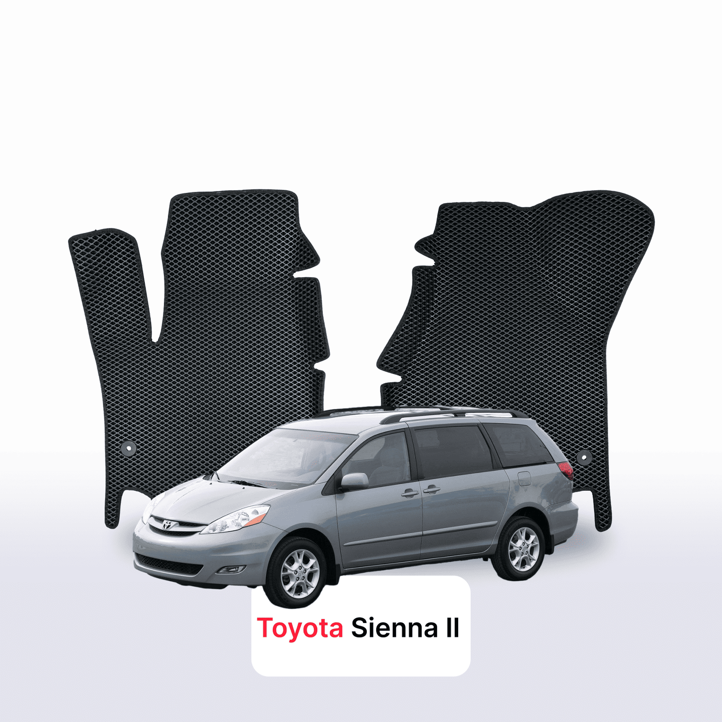 Car mats EVAMATS for Toyota Sienna 2 2003-2010 year MINIVAN