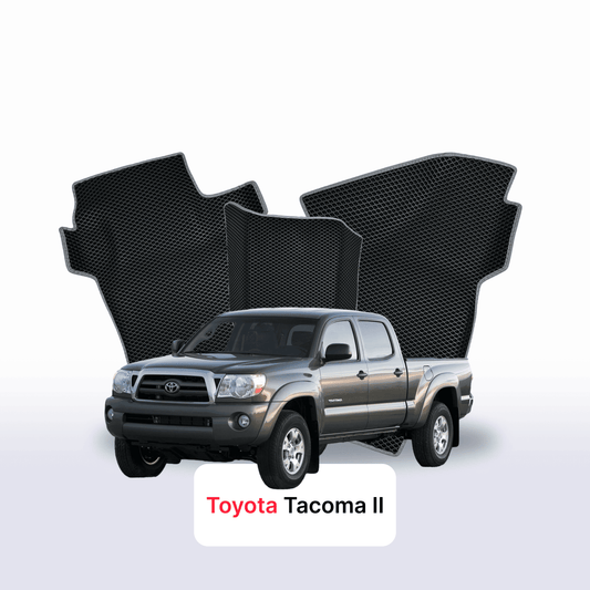Car mats EVAMATS for Toyota Tacoma 2 gen 2004-2015 year PICK-UP double cabin