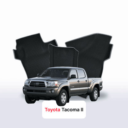 Car mats EVA for Toyota Tacoma 2 gen 2004-2015 year PICK-UP double cabin