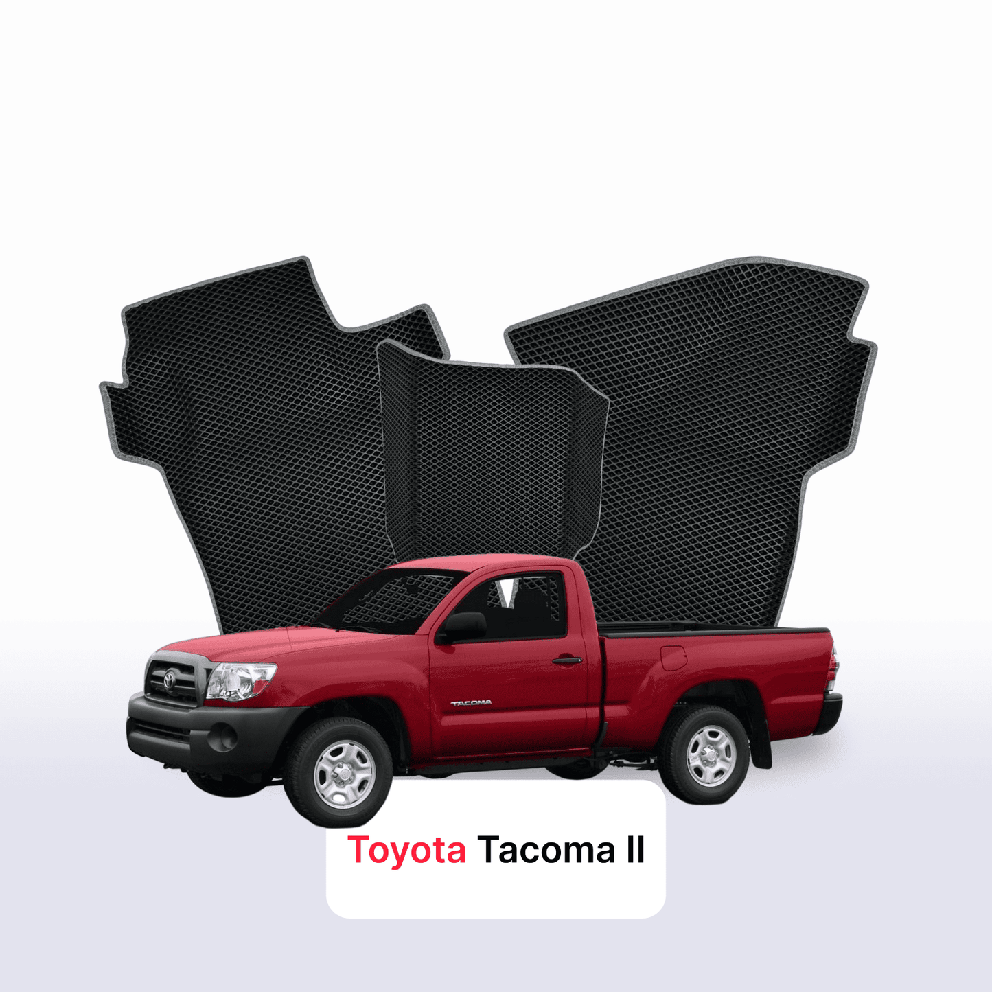 Car mats EVAMATS for Toyota Tacoma 2 gen 2004-2015 year PICK-UP single cabin