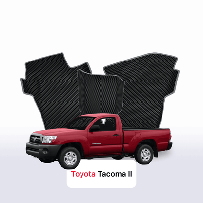 Car mats EVAMATS for Toyota Tacoma 2 gen 2004-2015 year PICK-UP single cabin