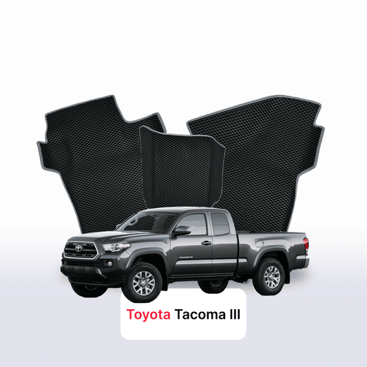 Car mats EVAMATS for Toyota Tacoma 3 gen 2015-2023 year PICK-UP półtorej kabiny
