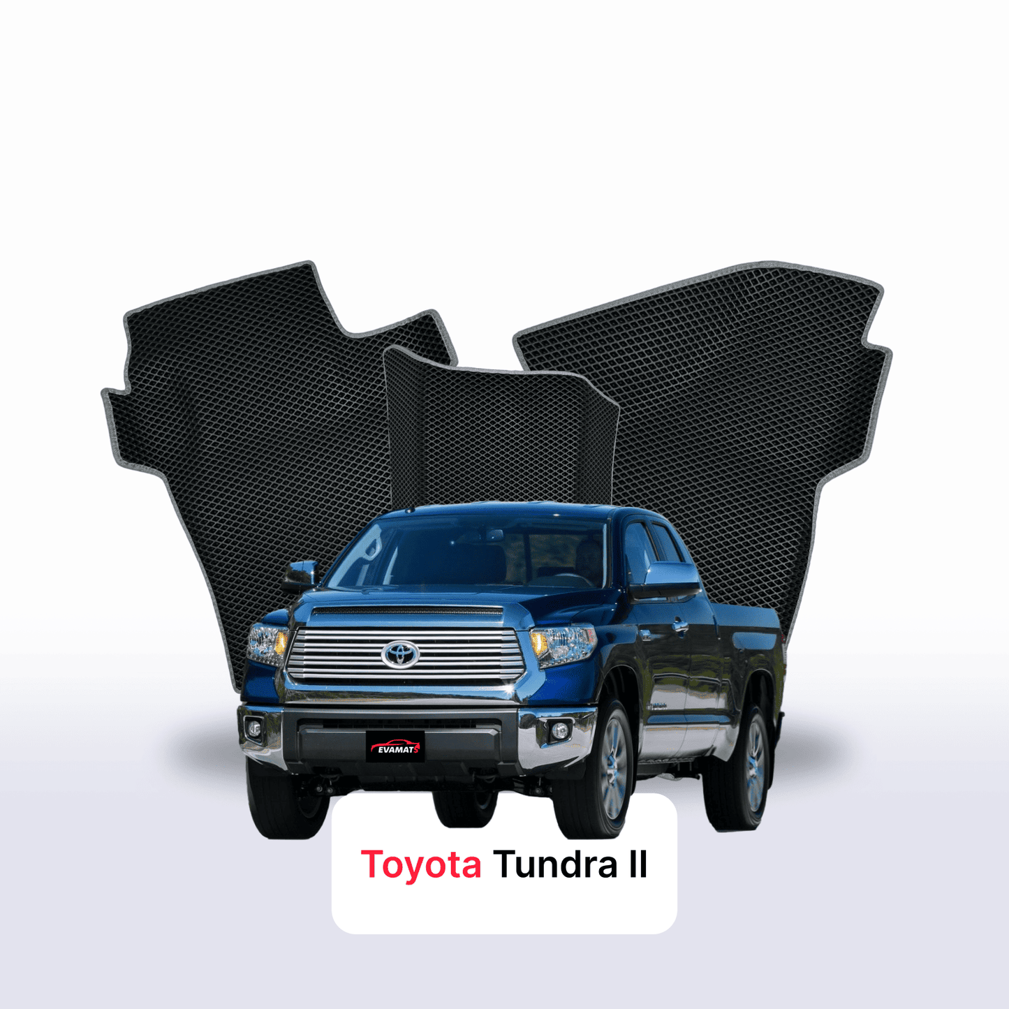 Car mats EVAMATS for Toyota Tundra 2 gen 2007-2023 year PICK-UP one-and-half cabin