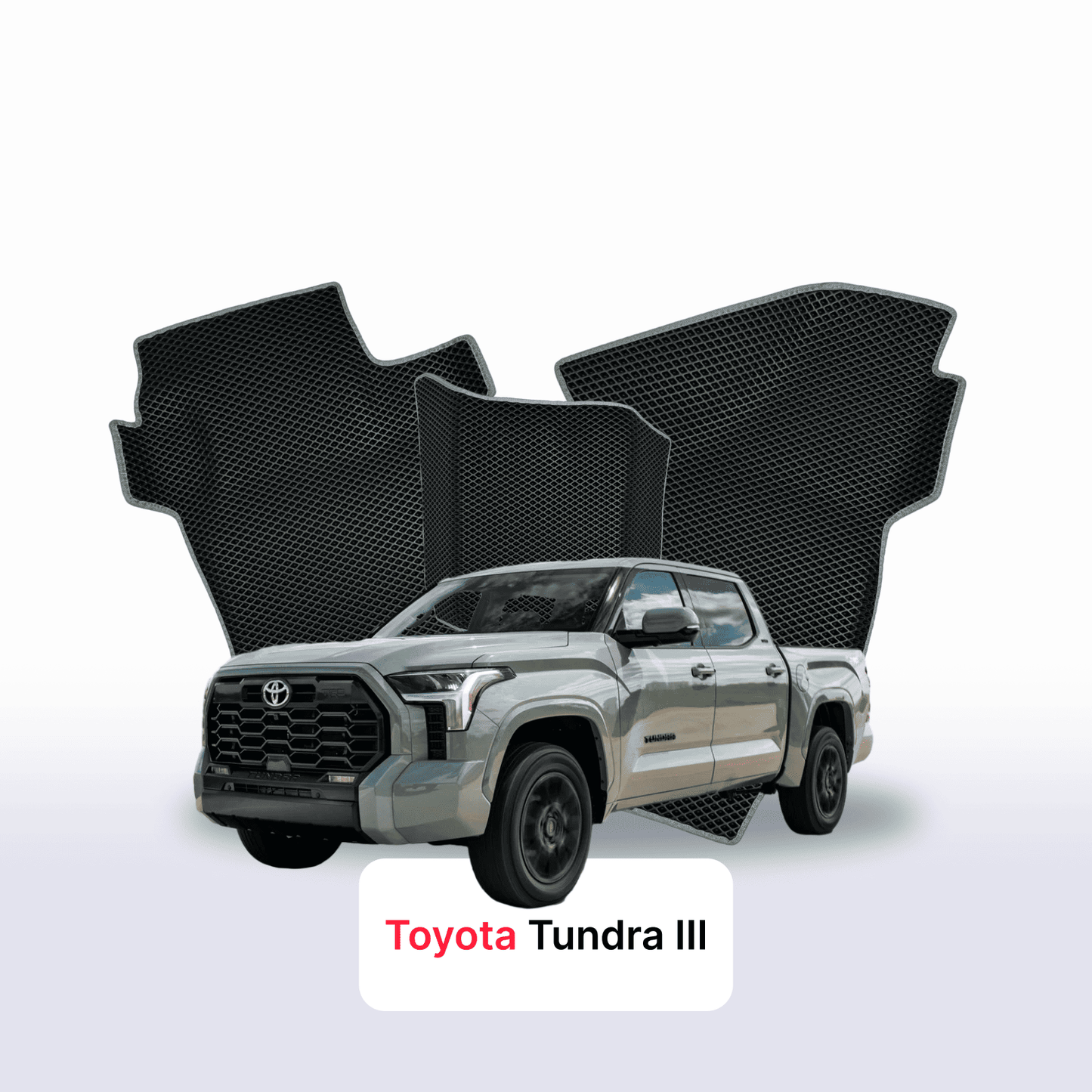 Car mats EVAMATS for Toyota Tundra 3 gen 2021-2024 year PICK-UP double cabin