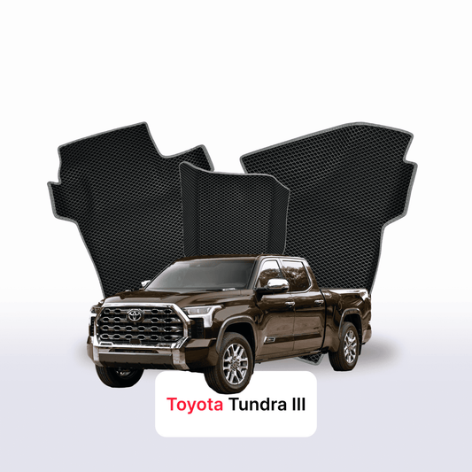 Car mats EVAMATS for Toyota Tundra 3 gen 2021-2024 year PICK-UP double cabin LONG
