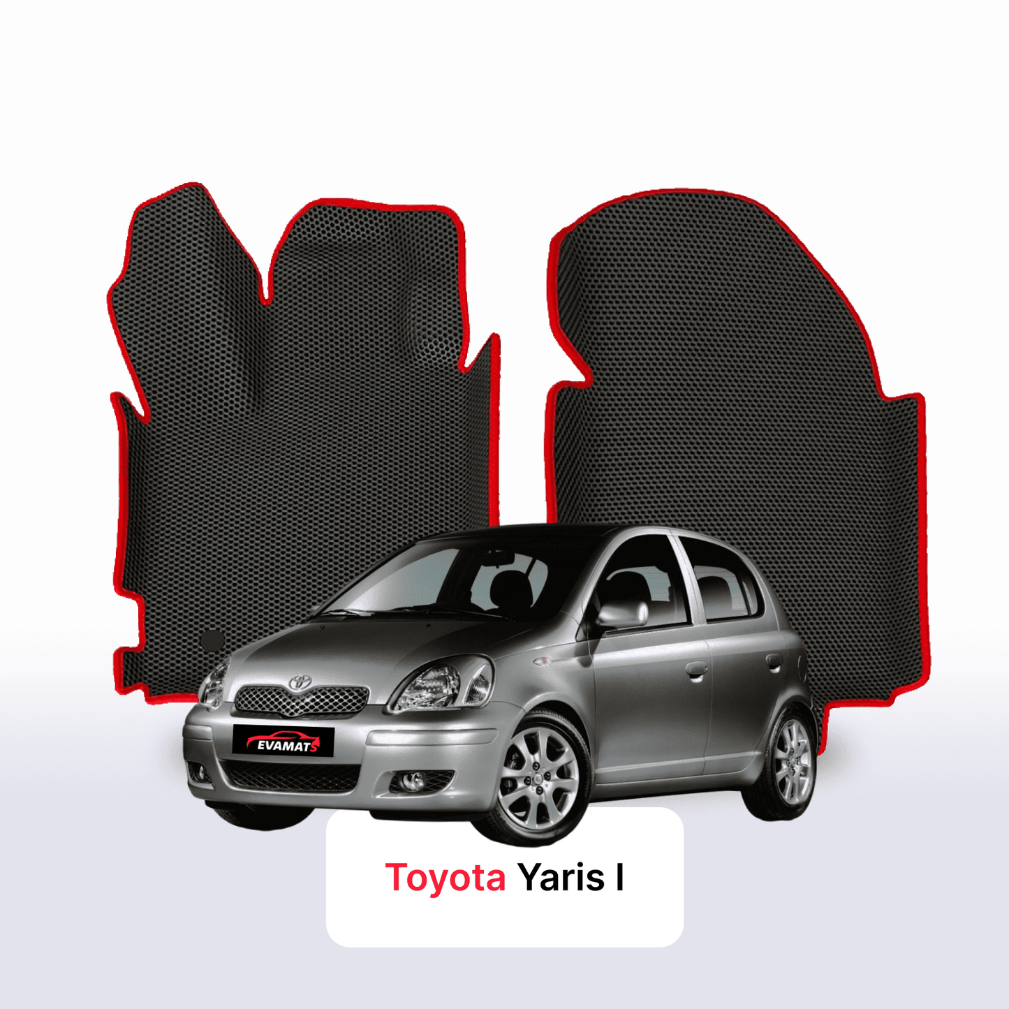Car mats EVAMATS for Toyota Yaris 1 gen 1999-2005 year HATCHBACK 5 door