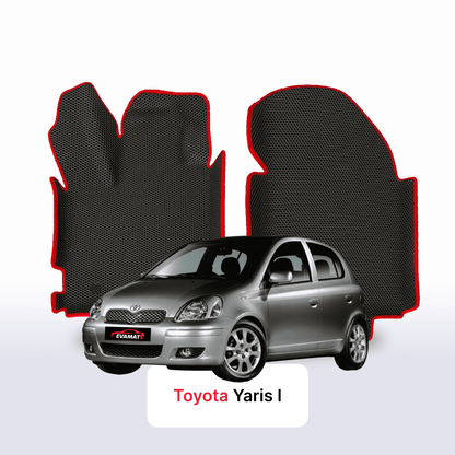 Car mats EVAMATS for Toyota Yaris 1 gen 1999-2005 year HATCHBACK 5 door