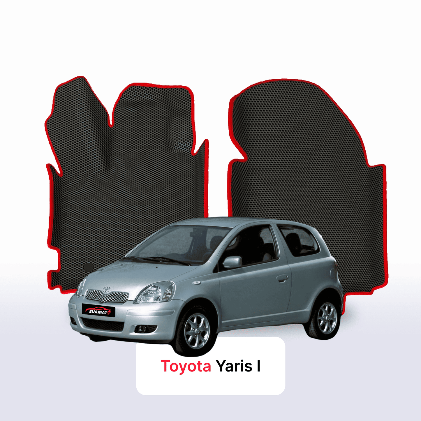 Car mats EVAMATS for Toyota Yaris 1 gen 1999-2005 year HATCHBACK 3 door