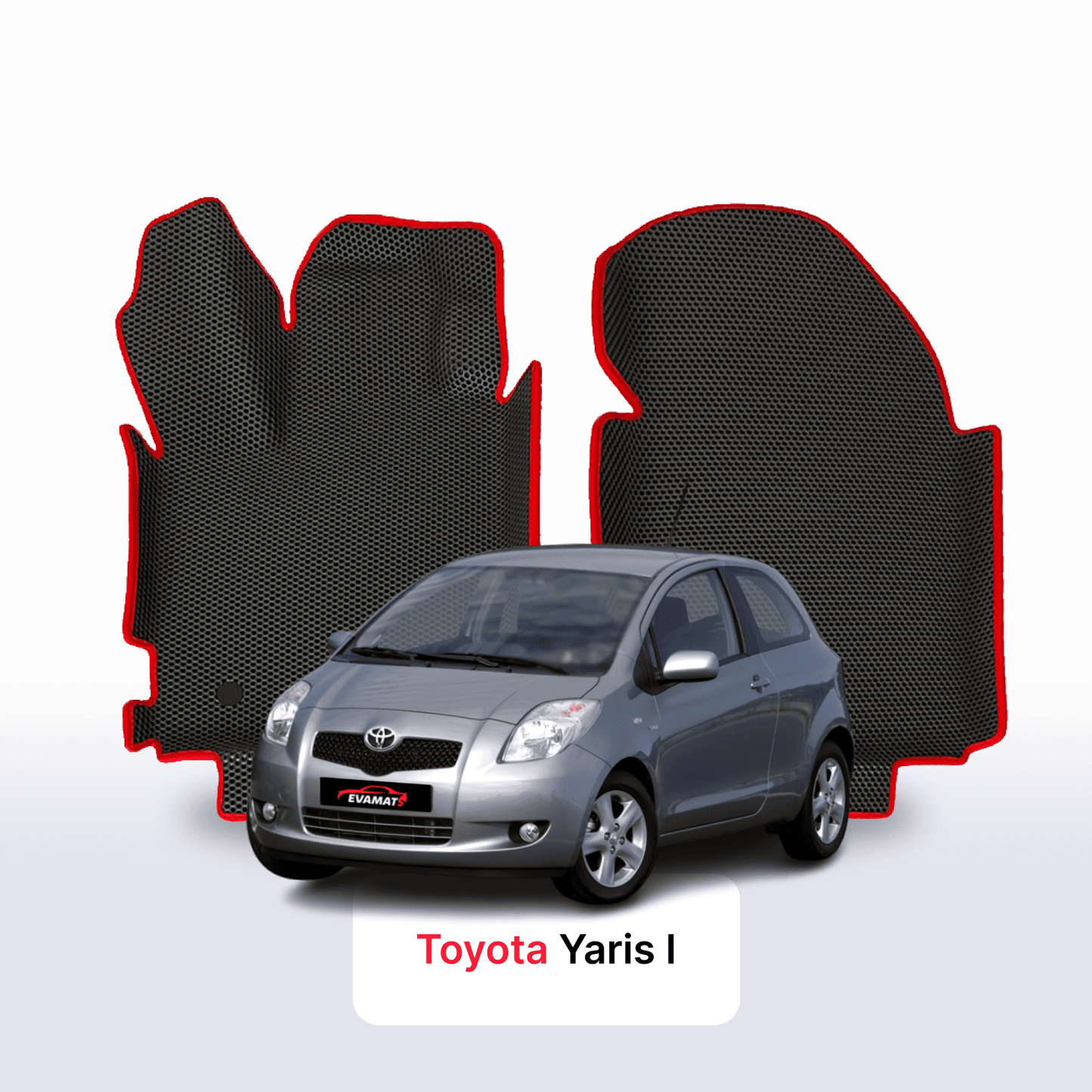 Car mats EVAMATS for Toyota Yaris 2 gen 2005-2012 year HATCHBACK 3 door