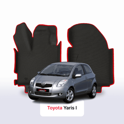 Car mats EVAMATS for Toyota Yaris 2 gen 2005-2012 year HATCHBACK 3 door