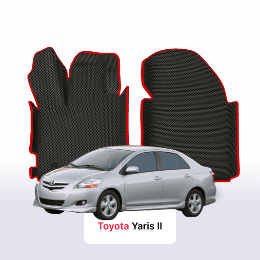 Car mats EVAMATS for Toyota Yaris 2 gen 2005-2012 year SEDAN