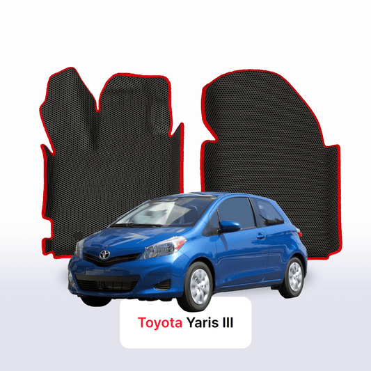 Car mats EVAMATS for Toyota Yaris 3 gen 2010-2020 year HATCHBACK 3 door